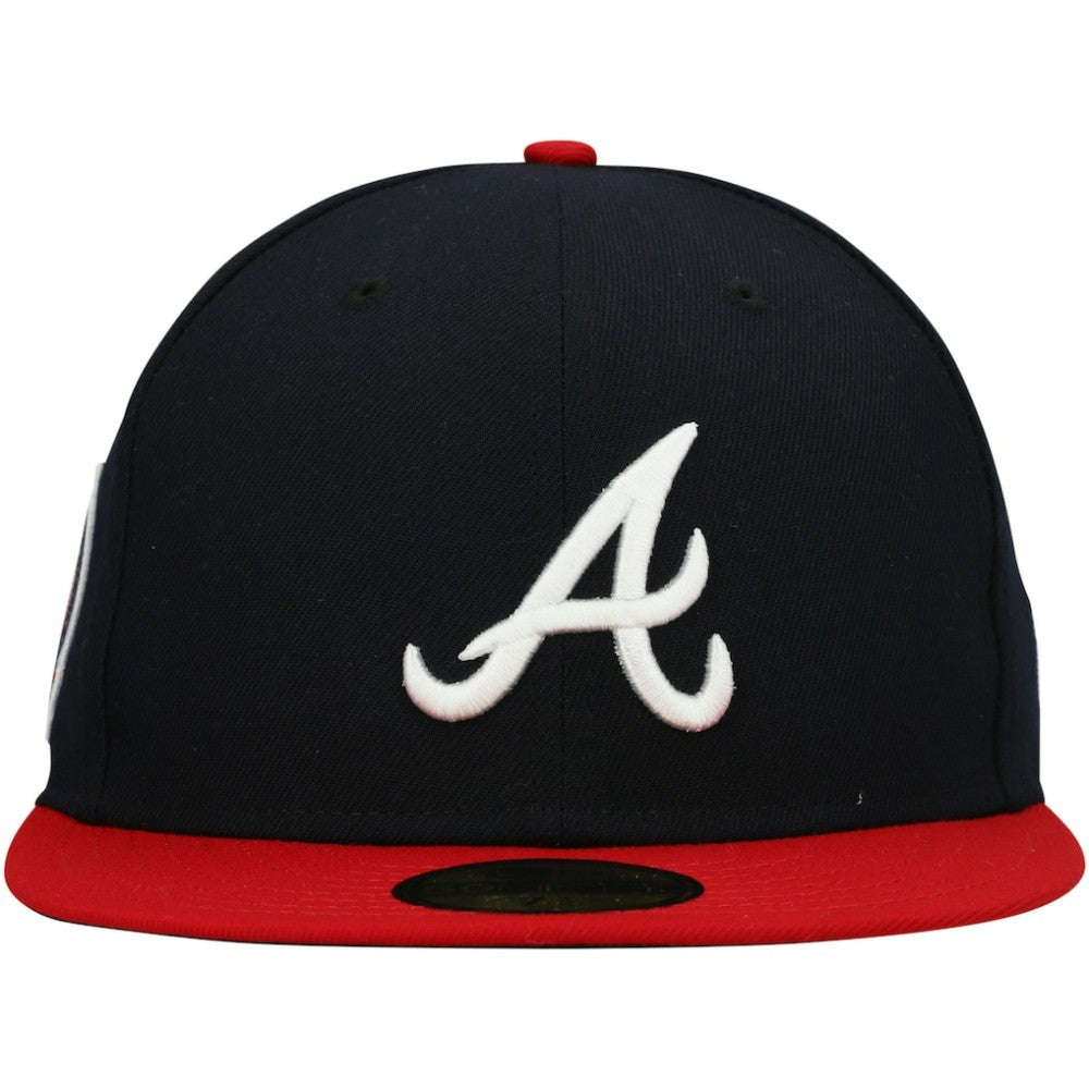 Atlanta Braves 9/11 Memorial Side Patch 59FIFTY Fitted Hat Navy | New Era