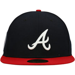 Atlanta Braves 9/11 Memorial Side Patch 59FIFTY Fitted Hat Navy | New Era