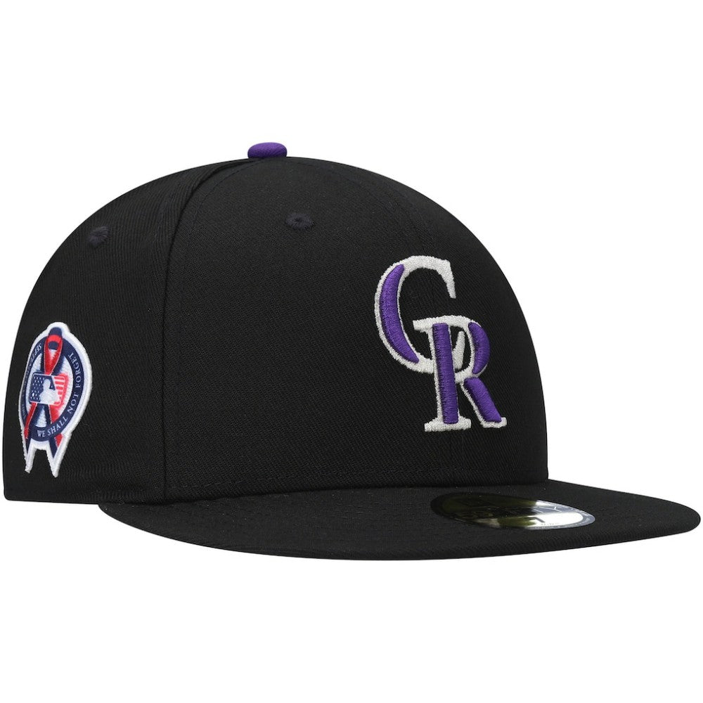 Colorado Rockies 9/11 Memorial Side Patch 59FIFTY Fitted Hat Black | New Era