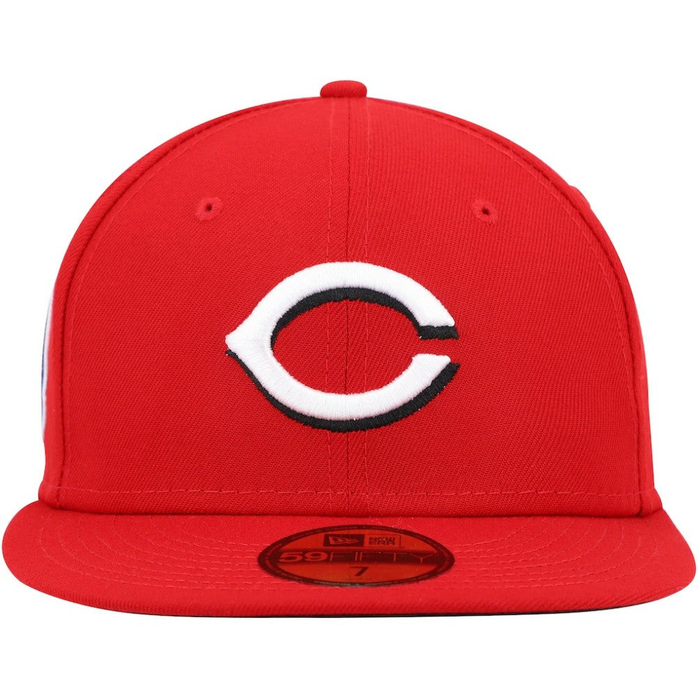 Cincinnati Reds 9/11 Memorial Side Patch 59FIFTY Fitted Hat Red | New Era