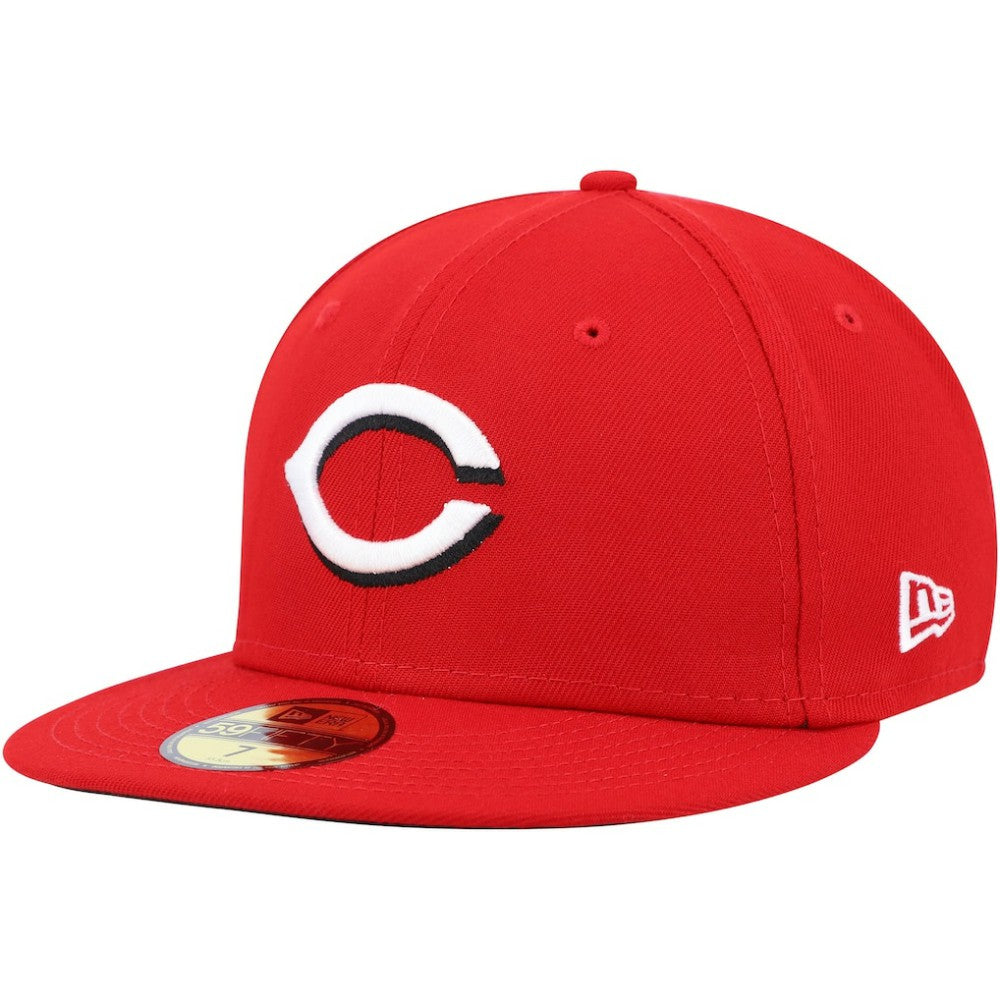 Cincinnati Reds 9/11 Memorial Side Patch 59FIFTY Fitted Hat Red | New Era