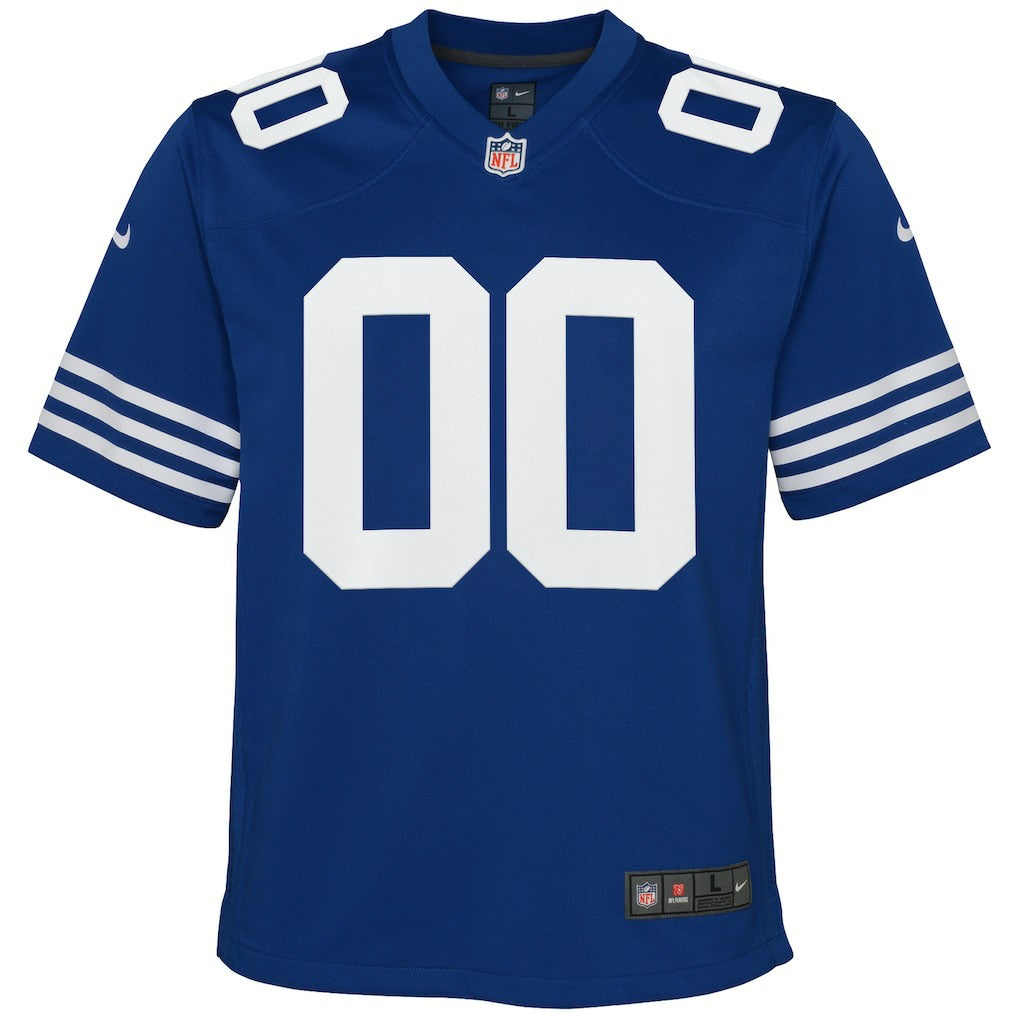 Indianapolis Colts Youth Alternate Custom Game Jersey - Royal