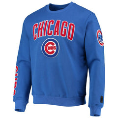 Chicago Cubs Pro Standard Stacked Logo Pullover Sweatshirt Royal