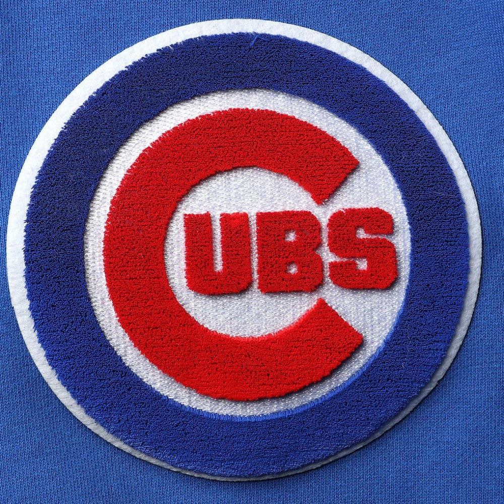 Chicago Cubs Pro Standard Stacked Logo Pullover Sweatshirt Royal