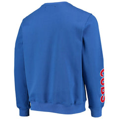 Chicago Cubs Pro Standard Stacked Logo Pullover Sweatshirt Royal