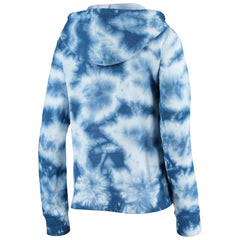 Chicago Cubs Women's Tie-Dye Fleece Full-Zip Hoodie Royal | New Era