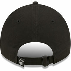 Miami Marlins Women's Black on Black Core Classic II 9TWENTY Adjustable Hat | New Era
