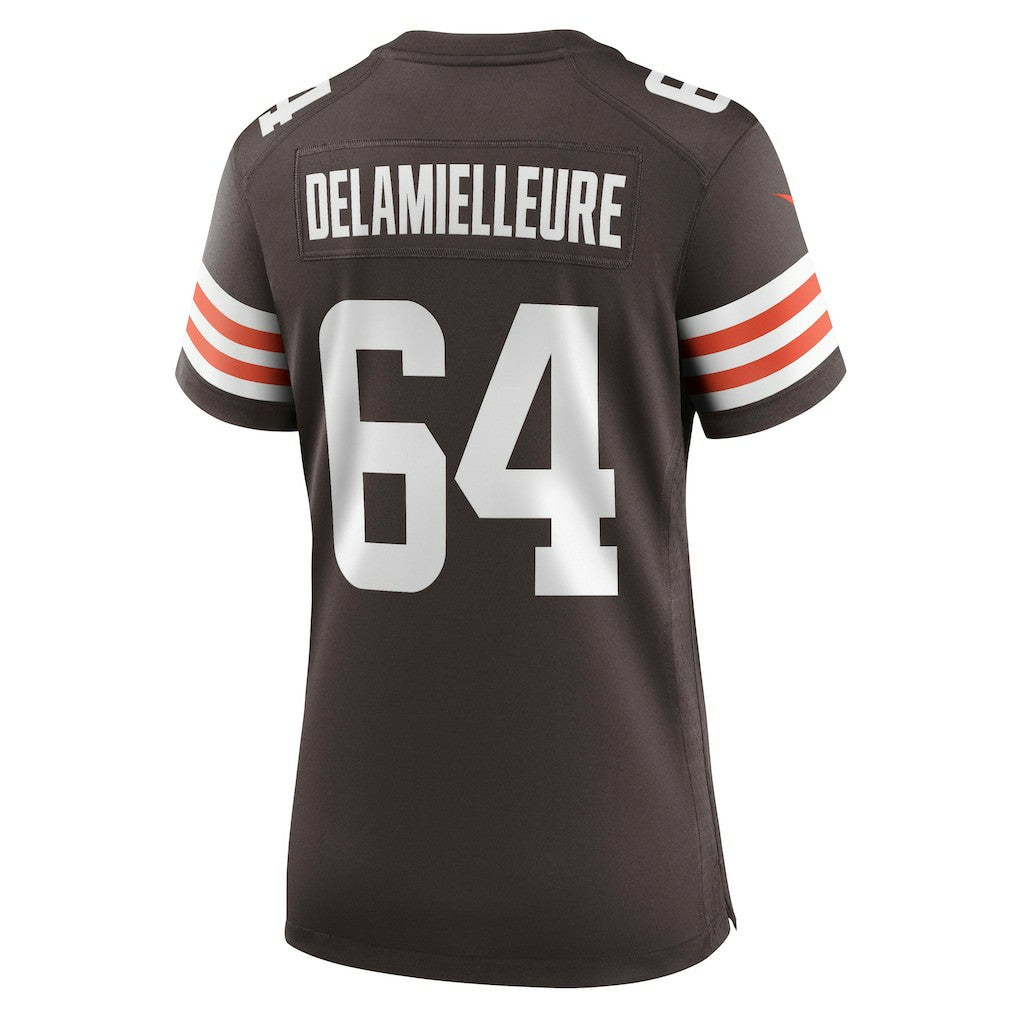 Joe DeLamielleure Cleveland Browns Women's Game Retired Player Jersey - Brown