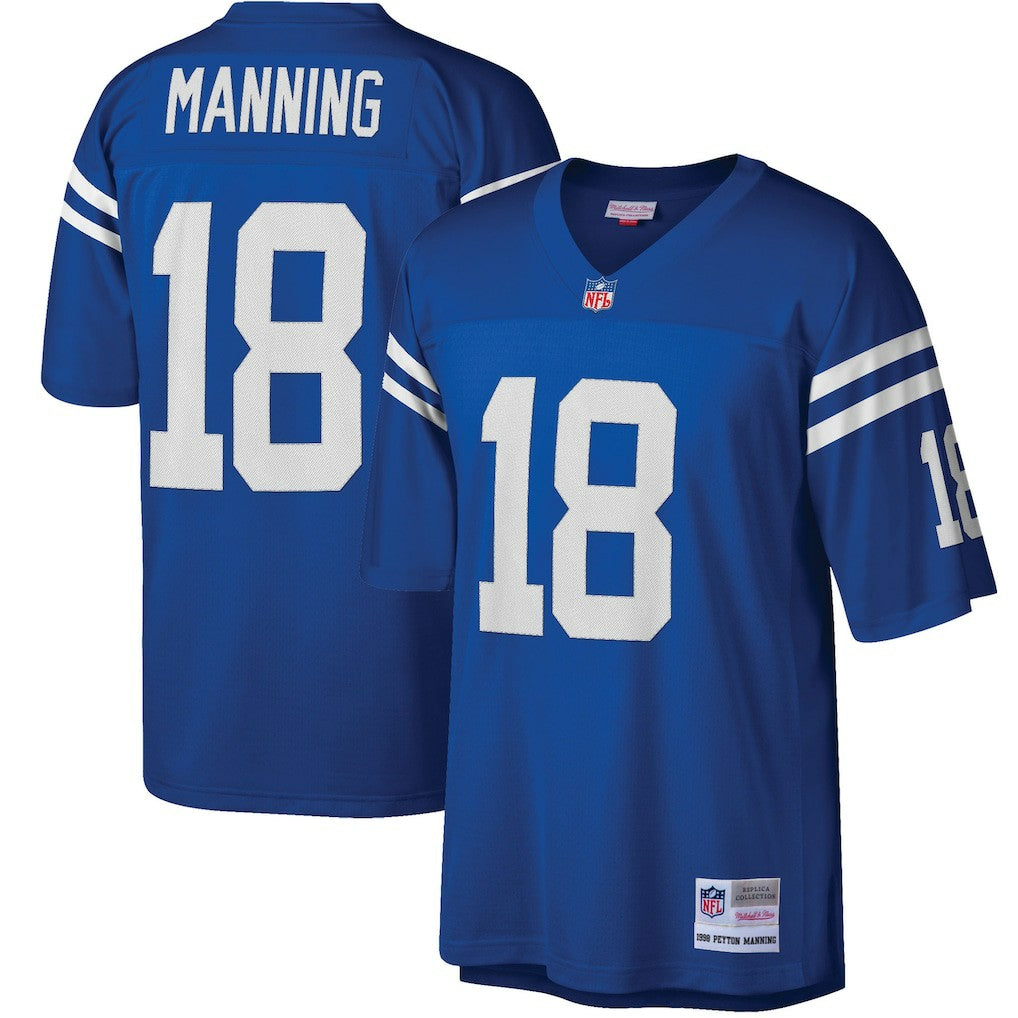 Peyton Manning Indianapolis Colts Big & Tall 1998 Retired Player Replica Jersey - Royal for sale