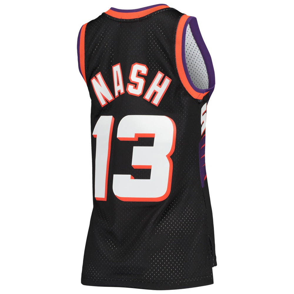 Steve Nash Phoenix Suns Women's Hardwood Classics Swingman Jersey - Black