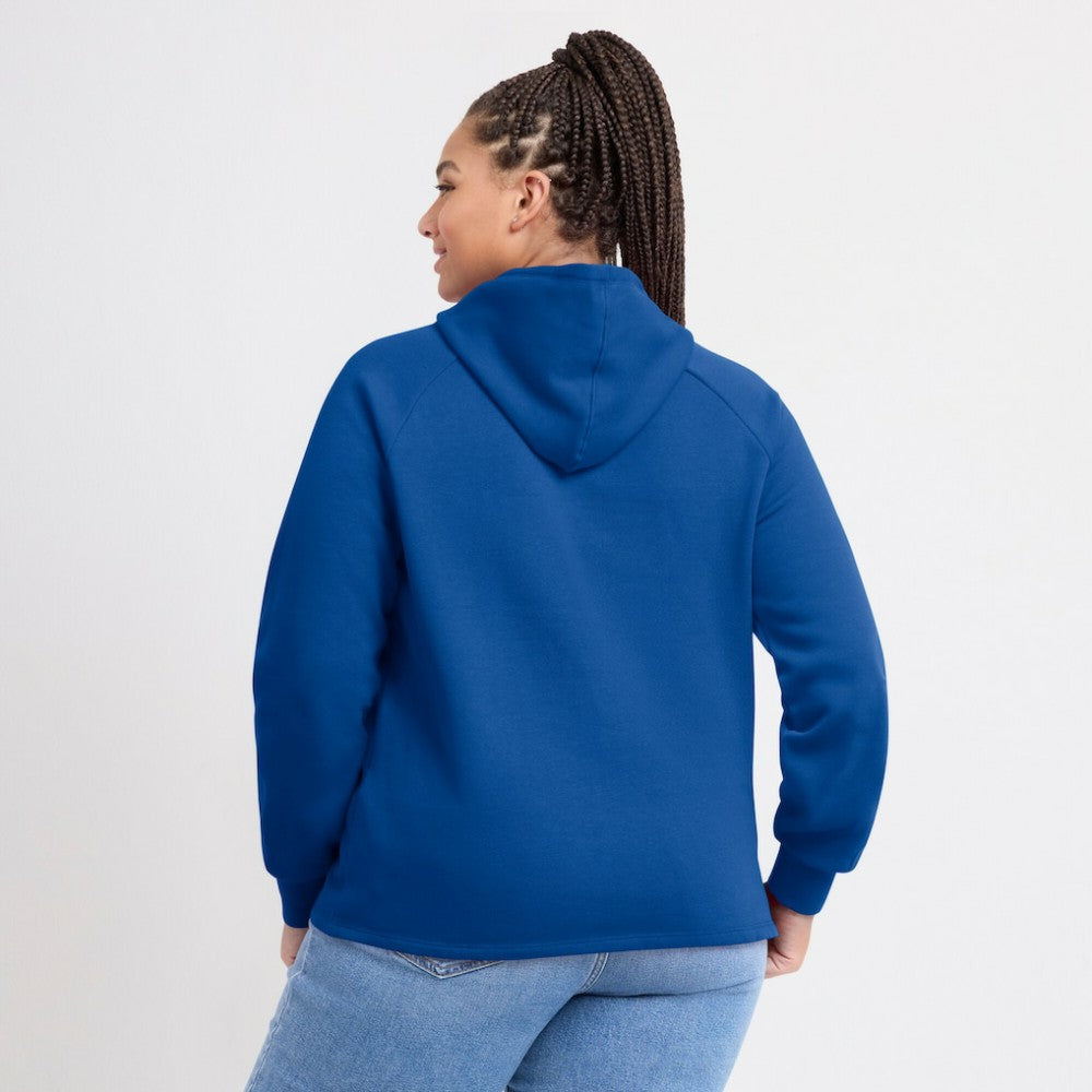 Chicago Cubs Women's Perfect Play Raglan Pullover Hoodie Royal