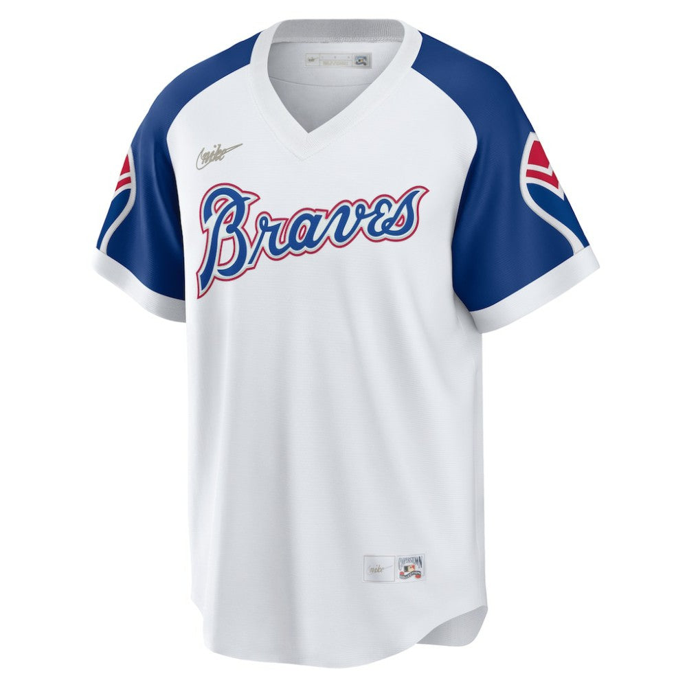 Hank Aaron Atlanta Braves Home Cooperstown Collection Player Jersey White | Nike