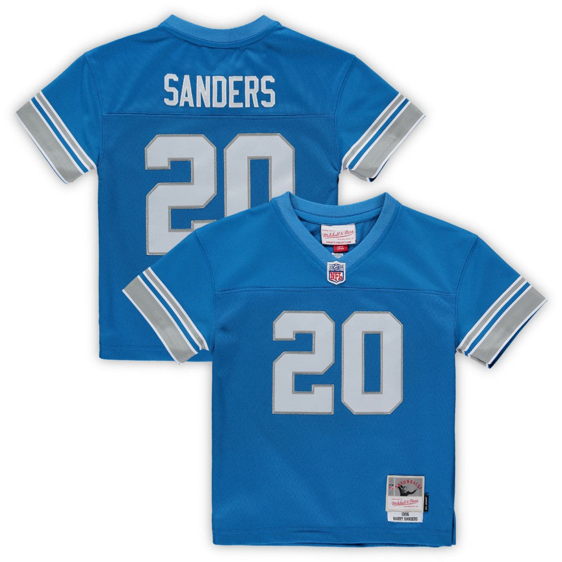 Barry Sanders Detroit Lions Male Preschool 1996 Retired Legacy Jersey - Blue on sale