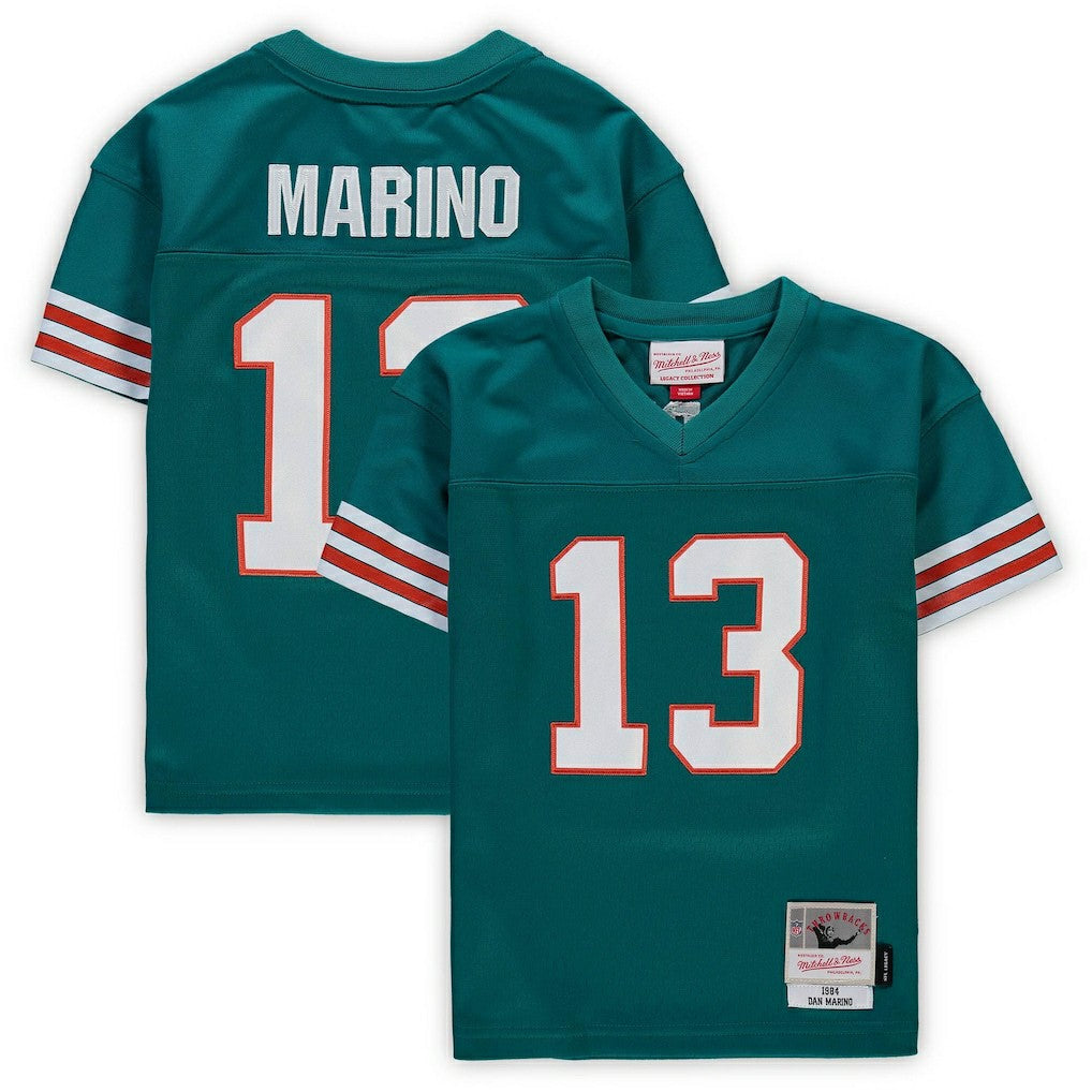 Dan Marino Miami Dolphins Male Preschool 1984 Retired Legacy Jersey - Aqua sale