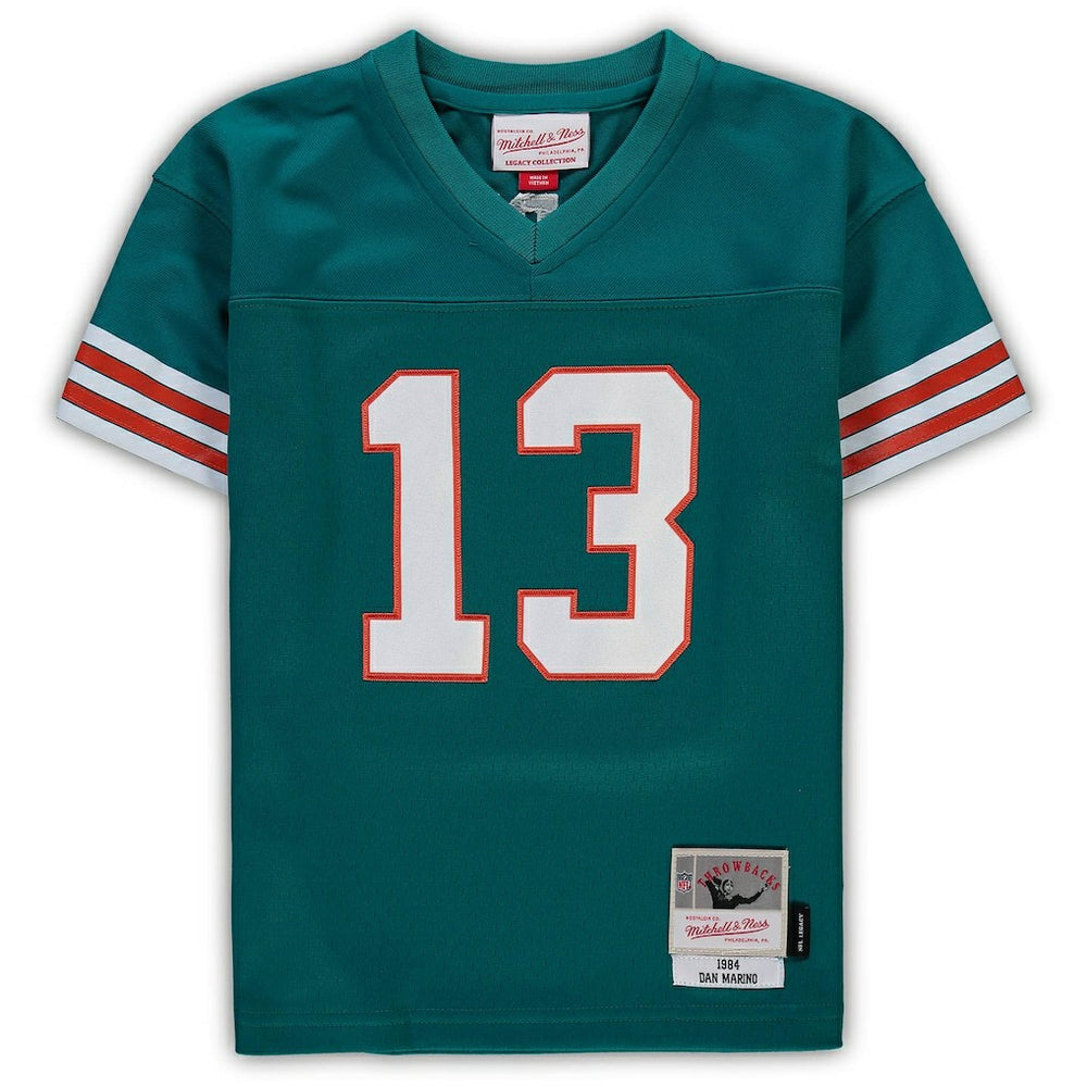 Dan Marino Miami Dolphins Male Preschool 1984 Retired Legacy Jersey - Aqua sale