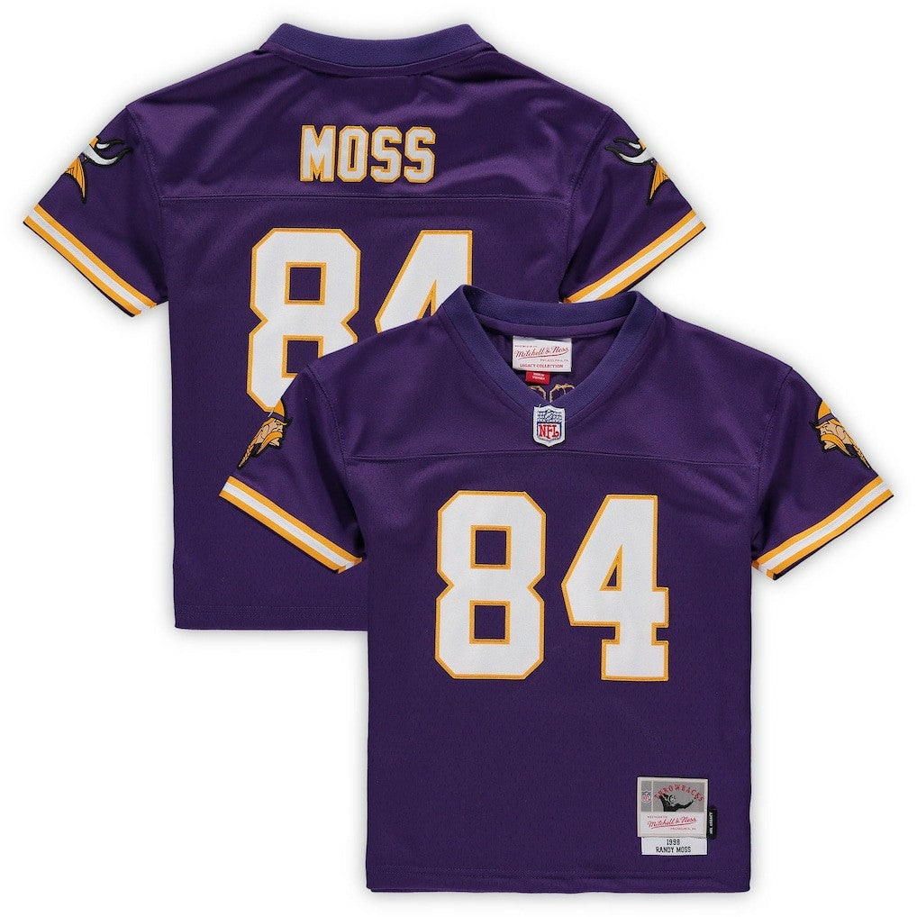 Randy Moss Minnesota Vikings Male Preschool 1998 Retired Legacy Jersey - Purple for sale