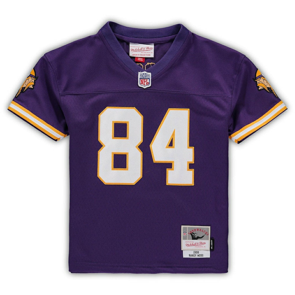 Randy Moss Minnesota Vikings Male Preschool 1998 Retired Legacy Jersey - Purple for sale