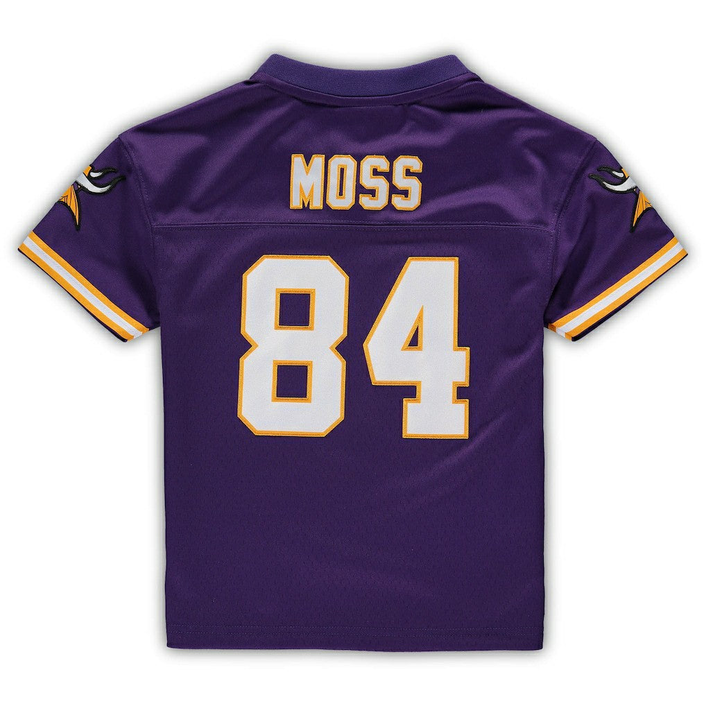 Randy Moss Minnesota Vikings Male Preschool 1998 Retired Legacy Jersey - Purple for sale