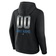 Colorado Avalanche Personalized Midnight Mascot Logo Pullover Hoodie Black