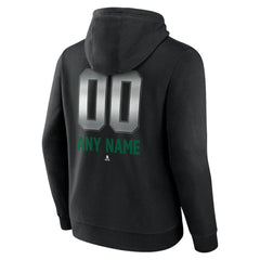 Dallas Stars Personalized Midnight Mascot Logo Pullover Hoodie Black