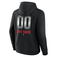 Detroit Red Wings Personalized Midnight Mascot Logo Pullover Hoodie Black