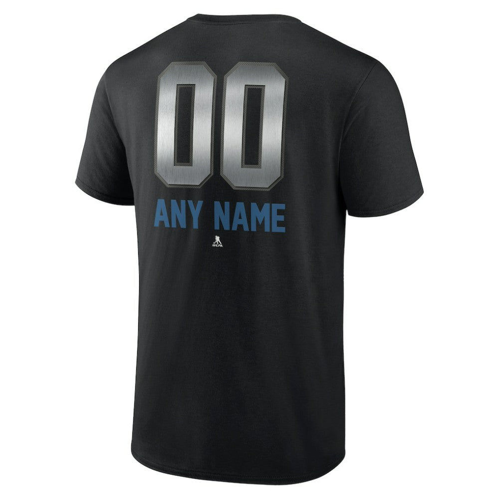 Colorado Avalanche Personalized Midnight Mascot Logo T-Shirt Black
