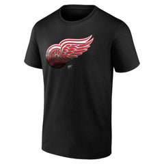 Detroit Red Wings Personalized Midnight Mascot Logo T-Shirt Black