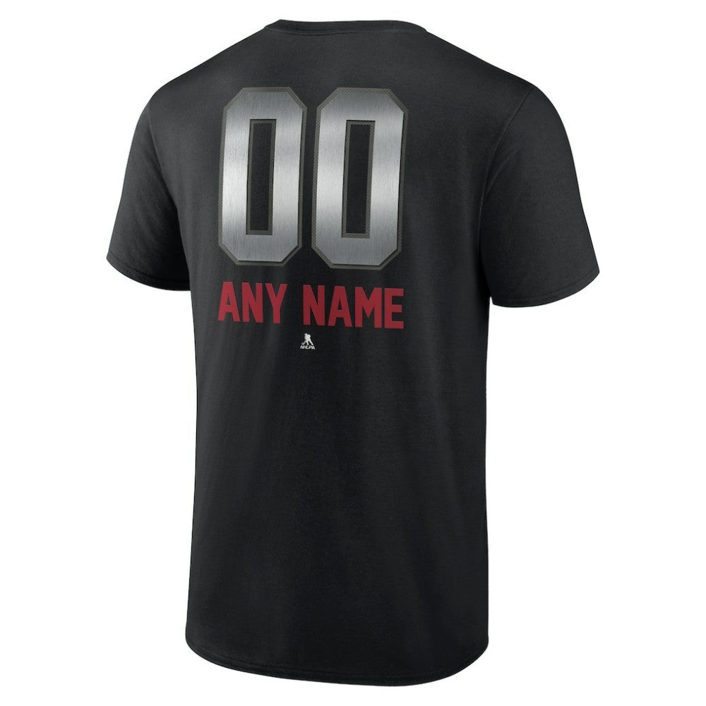 Montreal Canadiens Personalized Midnight Mascot Logo T-Shirt Black