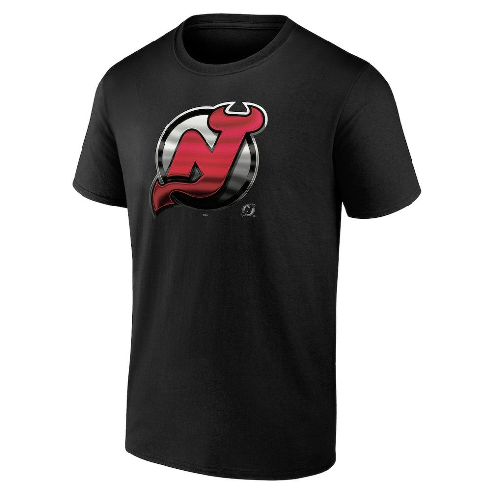 New Jersey Devils Personalized Midnight Mascot Logo T-Shirt Black