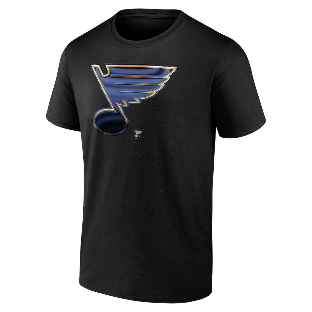 St. Louis Blues Personalized Midnight Mascot Logo T-Shirt Black