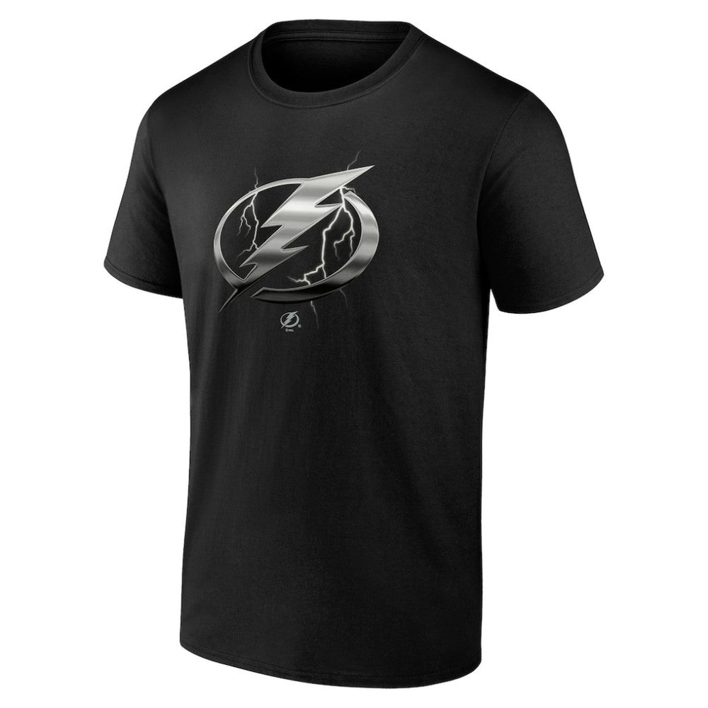 Tampa Bay Lightning Personalized Midnight Mascot Logo T-Shirt Black