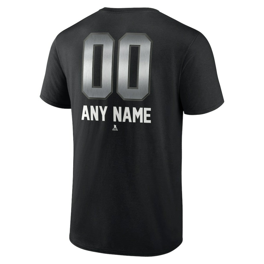 Winnipeg Jets Personalized Midnight Mascot Logo T-Shirt Black