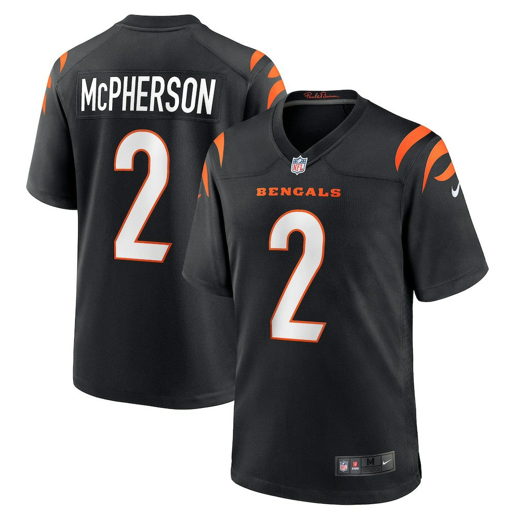 Evan McPherson Cincinnati Bengals Game Jersey - Black