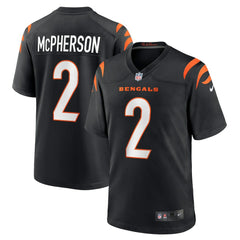 Evan McPherson Cincinnati Bengals Game Jersey - Black