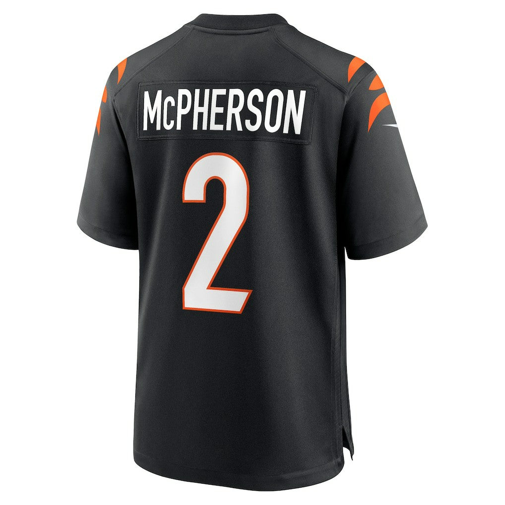 Evan McPherson Cincinnati Bengals Game Jersey - Black
