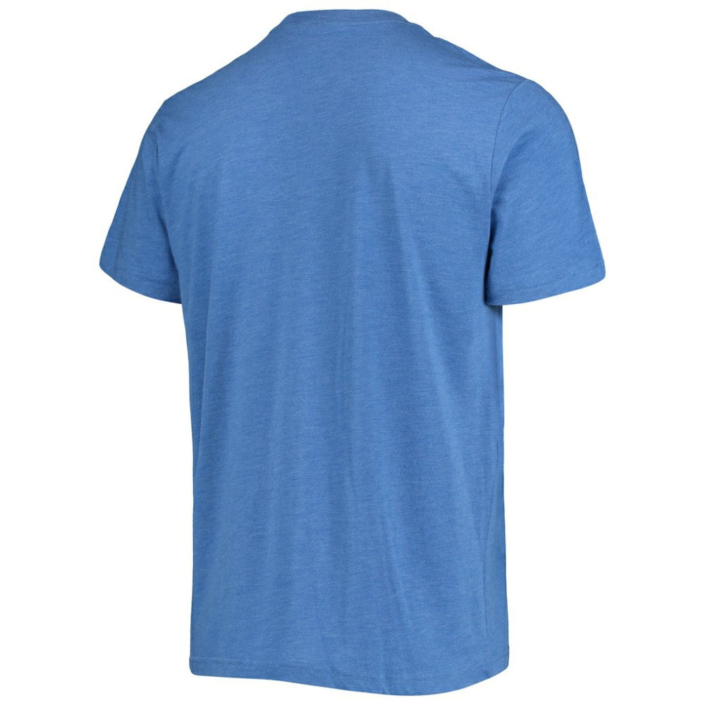 Los Angeles Dodgers Homage Hand-Drawn Logo Tri-Blend T-Shirt Royal