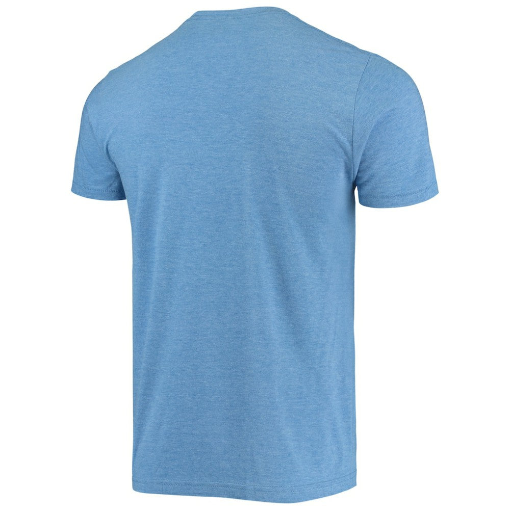 Chicago Cubs Homage Hyper Local Tri-Blend T-Shirt Heathered Royal