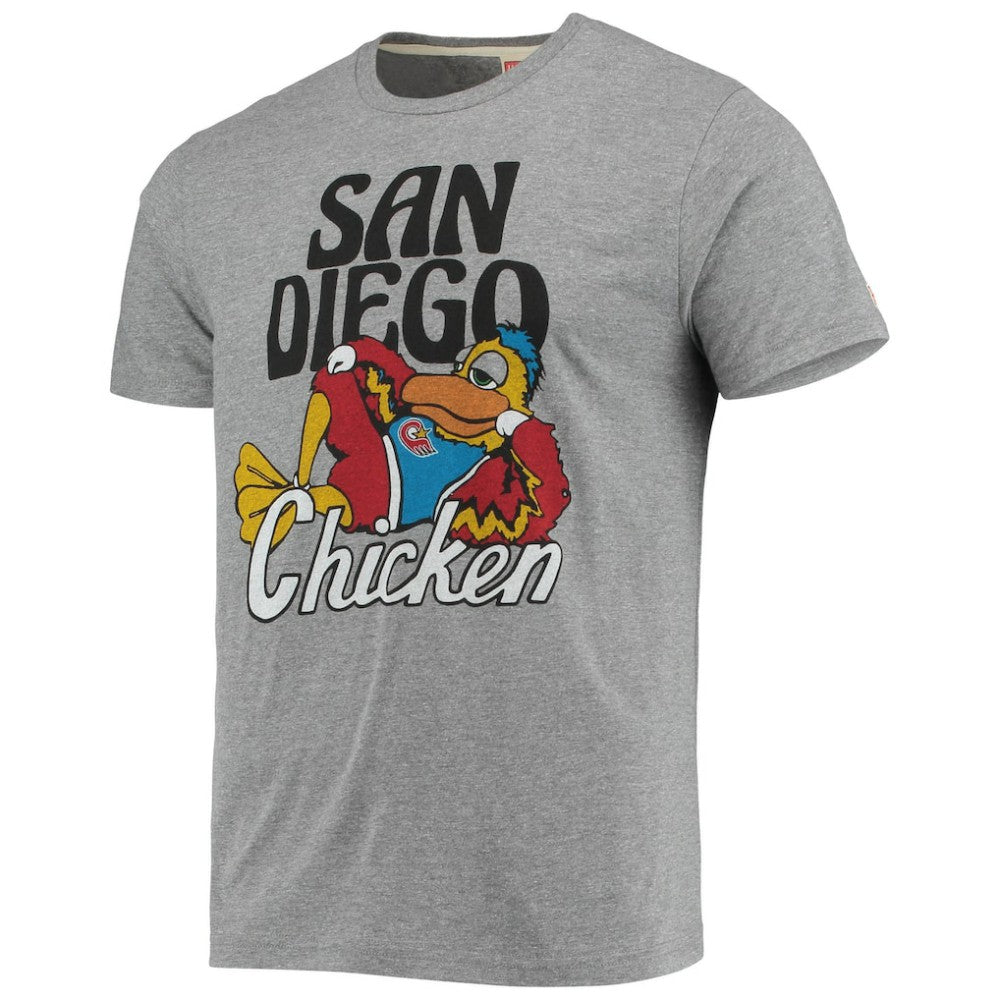 San Diego Padres Homage Hyper Local Tri-Blend T-Shirt Gray