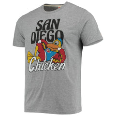 San Diego Padres Homage Hyper Local Tri-Blend T-Shirt Gray