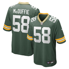 Isaiah McDuffie Green Bay Packers Game Jersey - Green