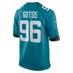 Adam Gotsis Jacksonville Jaguars Game Jersey - Teal
