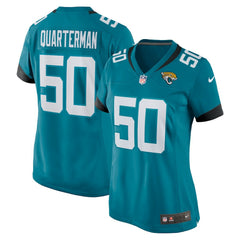 Shaquille Quarterman Jacksonville Jaguars Women's Game Jersey - Teal
