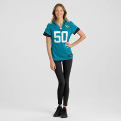 Shaquille Quarterman Jacksonville Jaguars Women's Game Jersey - Teal