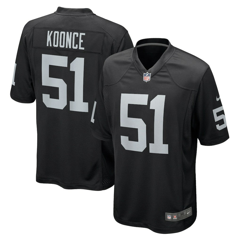 Malcolm Koonce Las Vegas Raiders Game Jersey - Black
