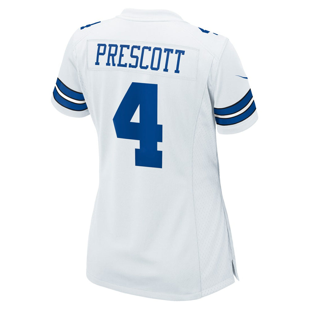 Dak Prescott Dallas Cowboys Women's Team Game Jersey - White