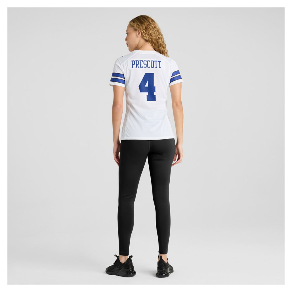 Dak Prescott Dallas Cowboys Women's Team Game Jersey - White