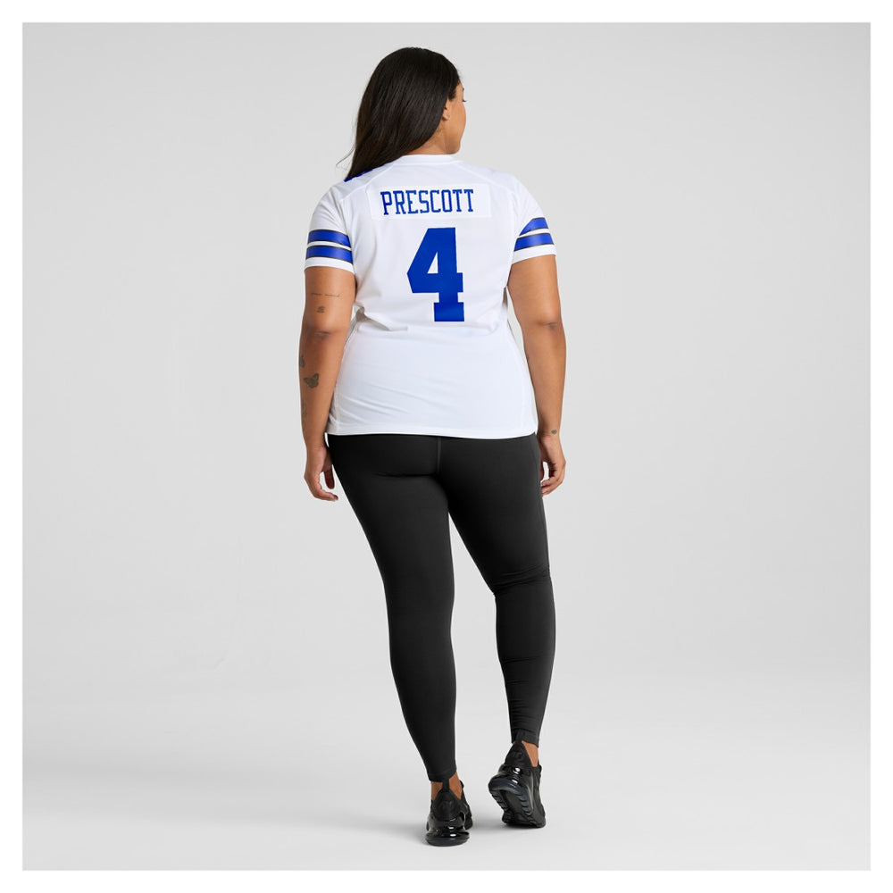 Dak Prescott Dallas Cowboys Women's Team Game Jersey - White