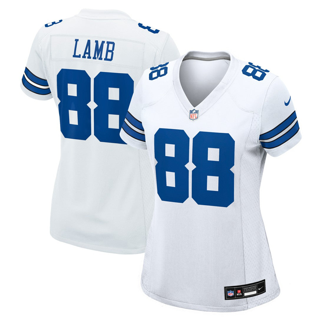 CeeDee Lamb Dallas Cowboys Women's Game Jersey - White