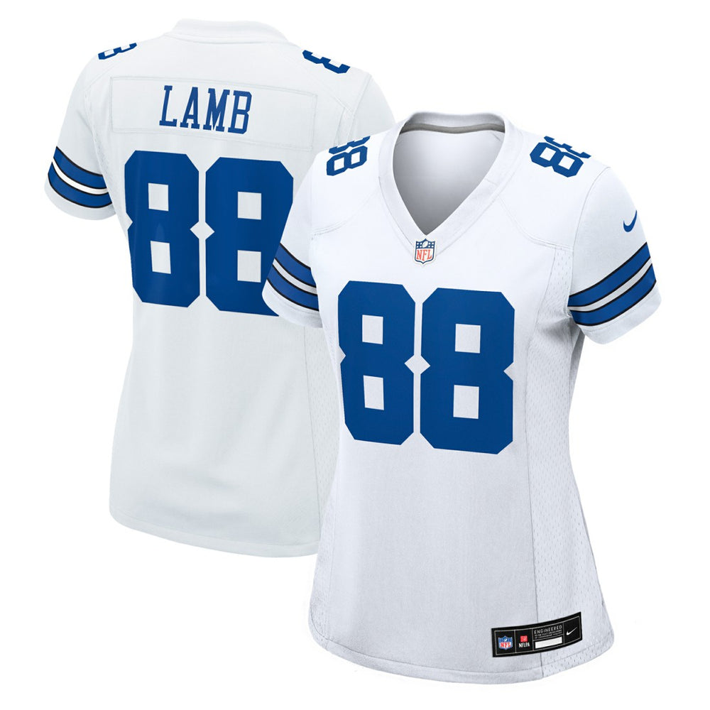 CeeDee Lamb Dallas Cowboys Women's Game Jersey - White