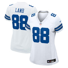 CeeDee Lamb Dallas Cowboys Women's Game Jersey - White